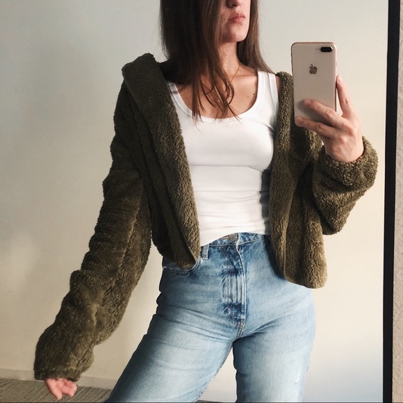 Last One L* Jacket Faux fur hoodie jacket - Picture 3 of 8